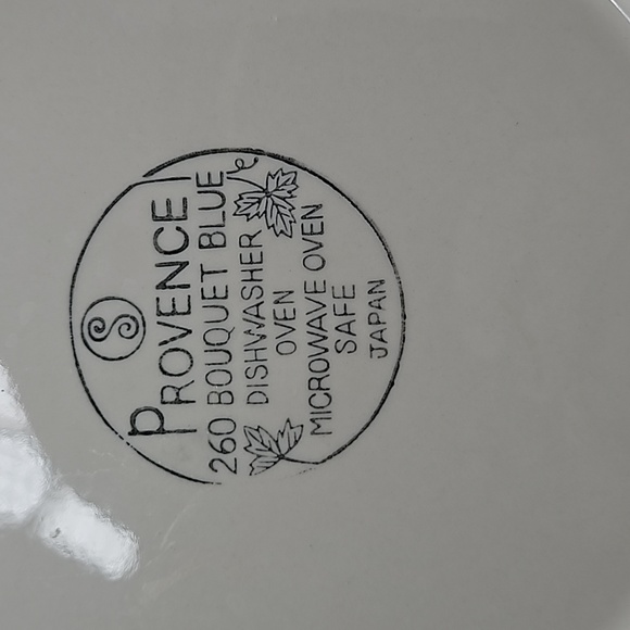 VINTAGE Sango Provence 260 Boquet Blue Dinner Plate BEAUTIFUL - Picture 4 of 4